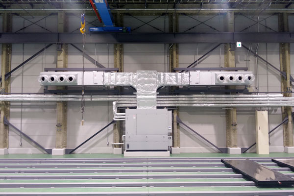 八尾製作所 工場用オールフレッシュ外調機 八尾製作所 工場用オールフレッシュ外調機