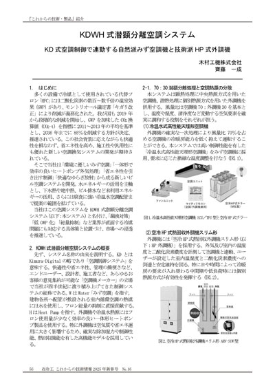 KDWH式潜顕分離空調システム