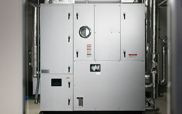 地下水を外気処理に活用できる水冷HP式外調機 WHP-CN-OA型
